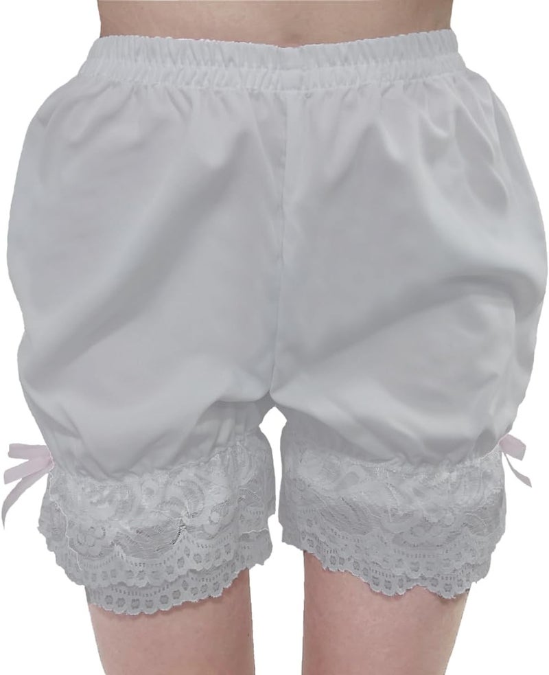 Cemavin Women Cute white Lace Lolita Bloomers - Image 3